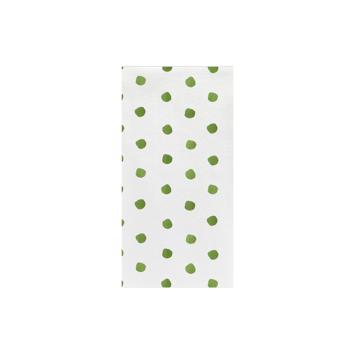 Papersoft Napkins Dot Guest Towels (Pack of 20) Green