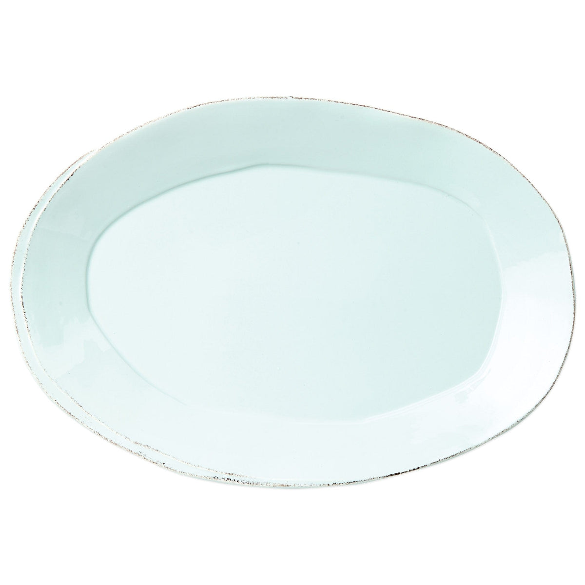 Lastra Oval Platter Aqua