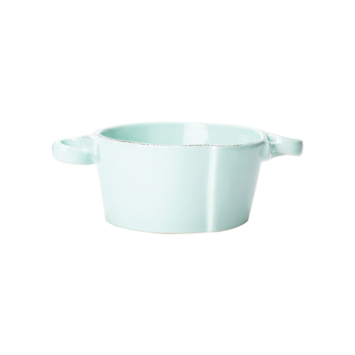 Lastra Small Handled Bowl Aqua