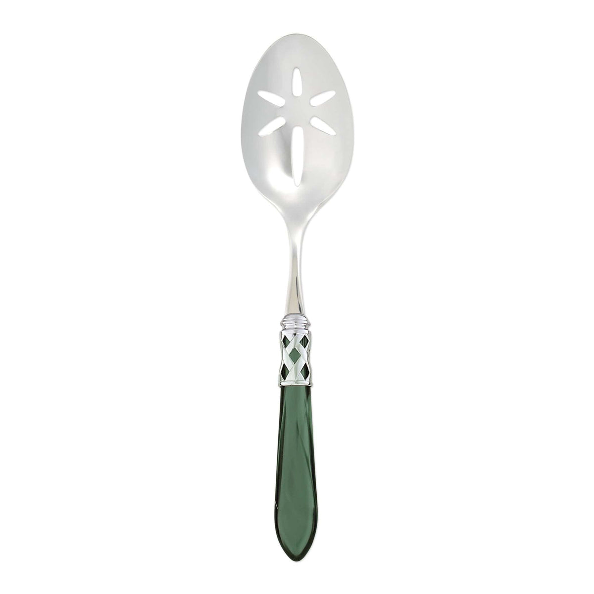 Aladdin Brilliant Slotted Serving Spoon Green