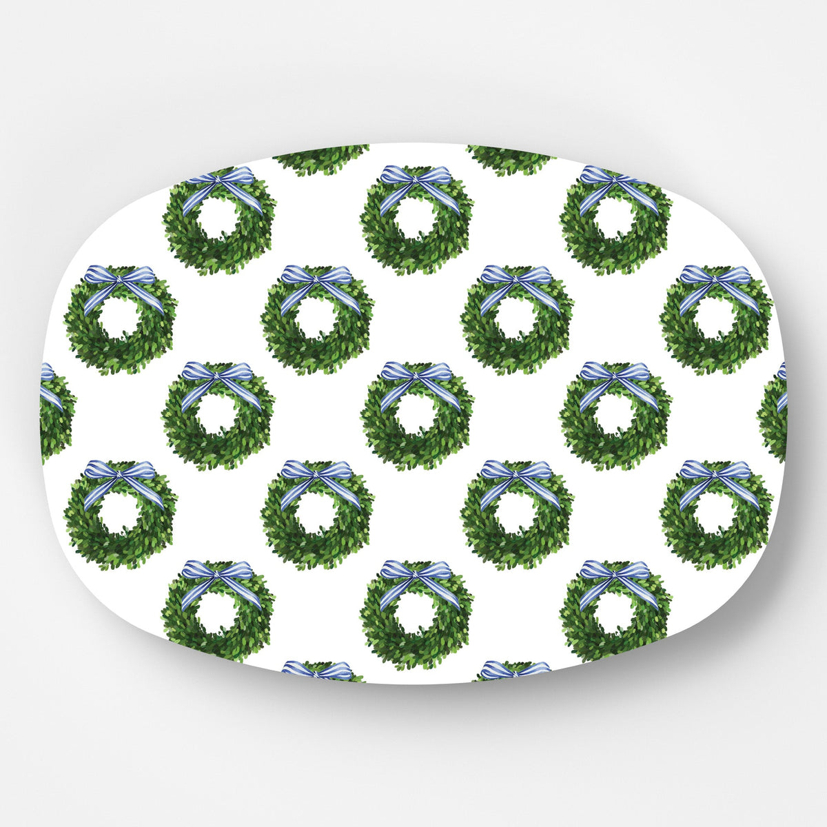 Serving Platter | Boxwood Wreath