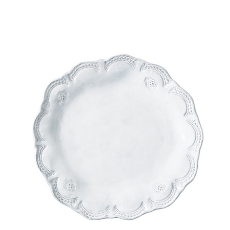 Vietri Incanto White Lace Salad Plate