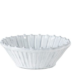 Vietri Incanto White Stripe Cereal Bowl