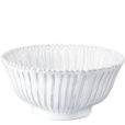 Vietri Incanto White Stripe Medium Serving Bowl